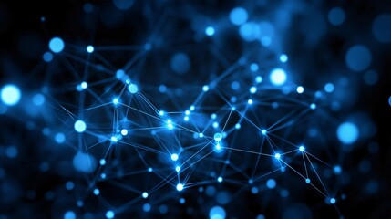 Fototapeta premium abstract digital network connectivity background for technology and innovation projects