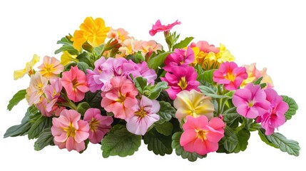 Obraz premium Balmy Geranium flower, isolated on white background ,Balmy Geranium flower, isolated on white background 