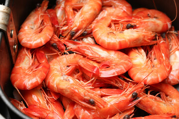 Cooking with shrimp in an air fryer