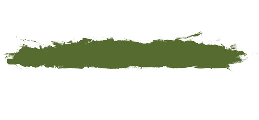 Obraz premium Green Artistic Brush Stroke Title Banner for Stylish Lower Thirds