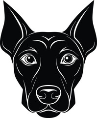 Dog Bone Silhouette Vector - Black Pet Accessory Vector
