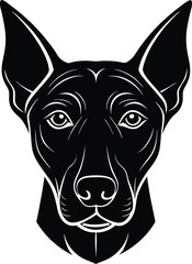 Dog Bone Silhouette Vector - Black Pet Accessory Vector
