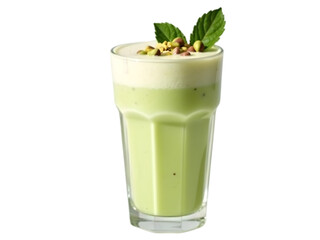 Refreshing Pistachio Smoothie Recipe: Creamy Green Drink transparent background