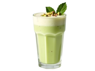 Refreshing Pistachio Smoothie Recipe: Creamy Green Drink transparent background