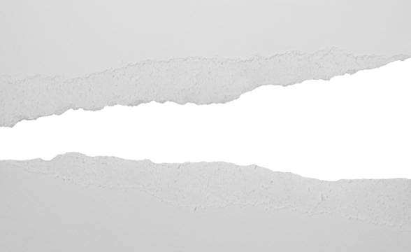 torn blank pages with uneven texture edges. set of ripped white paper sheets png isolated on transparent background. document or newspaper mockup. - Powered by Adobe
