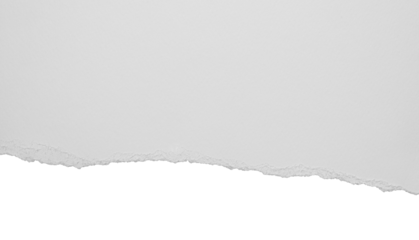 torn blank pages with uneven texture edges. set of ripped white paper sheets png isolated on transparent background. document or newspaper mockup.