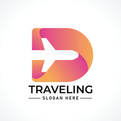 Traveling tour holiday trip summer logo

