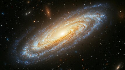 Spiral Galaxy: Celestial Swirl of Stars