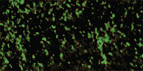 Abstract texture black and green animation background. green small cubes in black space. 3d render. Geometric shapes in space  green and black granite tiles floor on black background