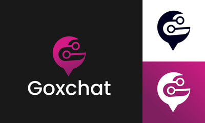 Obraz premium G technology and connect logo icon business logo design template vector