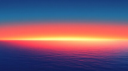 Ocean Sunset: Vivid Colors