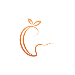 Mango fruit logo vector and symbol design
