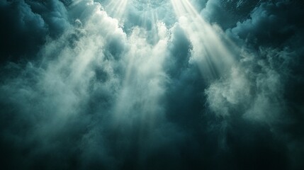 Light Rays Through Dark Clouds
