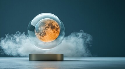 Encased Moon: A Mystical Sphere