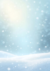 Winter Snow Background A4 Vertical Size