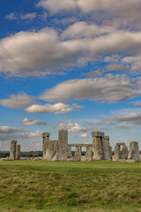 Stonehenge, the famous prehistoric megalithic structure in Wilthire, England, in summer.