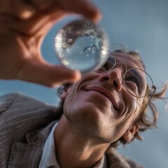 Naklejka premium Professional photo of a favorite job that brings joy to people, leisure organization sphere. Emotions are captured.