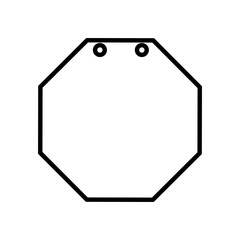 Banner bunting birthday party icon vector. bunting banner illustration sign or symbol.