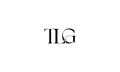 TLG initial letter logo