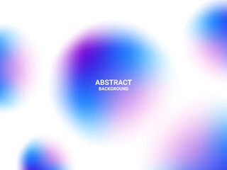 Abstract Purple And Blue Gradient Liquid Background. Vector Illustration. Wallpaper. Banner