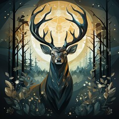 vector illustration of a halloween background