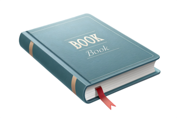 Holy Bible book with black leather cover isolated on white background