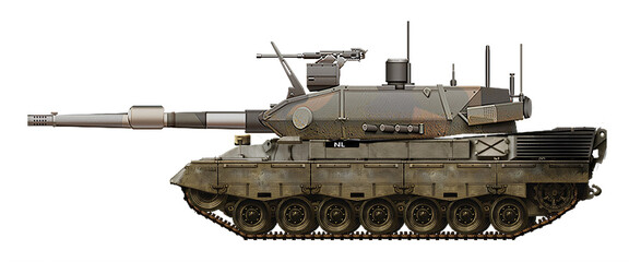Leopard 1 tank modernization option with HITFACT II turret