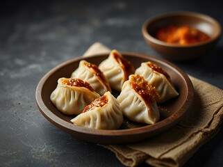 sweet dessert on a white plate