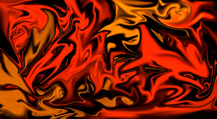 Fiery abstract art in red, orange & black. Evokes lava, fire, energy. Great for science, art, history books. Heat, passion, danger, creativity