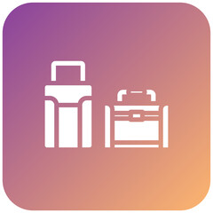 Vector Design Luggage Icon Style