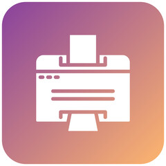 Vector Design Printer Icon Style