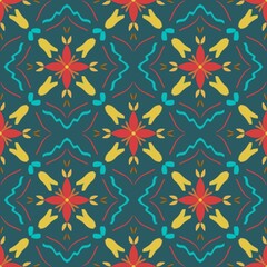 seamless floral background