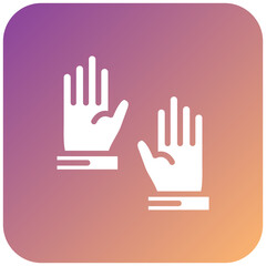 Obraz premium Gloves Icon Style