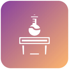 Burning Chemical Icon Style