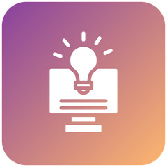 Fototapeta premium Idea Icon Style
