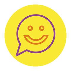 Live Chat Icon Vector Illustration for Online Support Communication and Customer Service Design