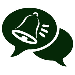 Message Notification Icon Vector Illustration