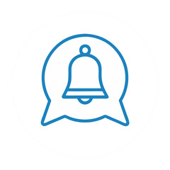 Message Notification Icon Vector Illustration