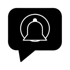 Message Notification Icon Vector Illustration
