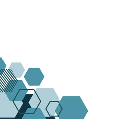 Hexagon Modern Business Corner