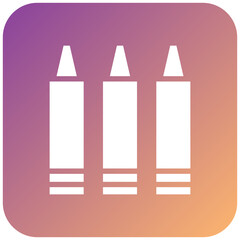 Pencil Crayon Icon Style