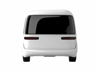 A modern minimalist white vehicle design