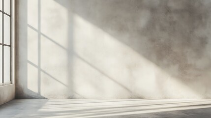 Obraz premium Minimalist neutral wall with subtle tonal variations