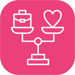 Work Life Balance Icon