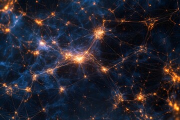 Obraz premium Abstract Network Connections