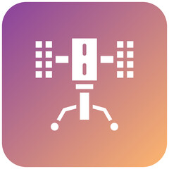 Hubble Telescope Icon Style