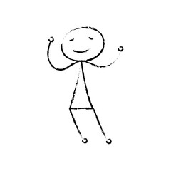 Stickman Drawing Chalk