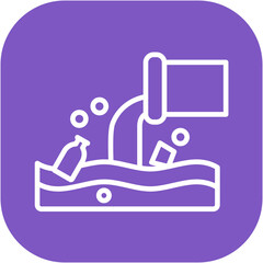 Water Pollution Icon