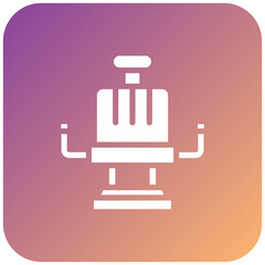 Obraz premium Barber Chair Icon Style