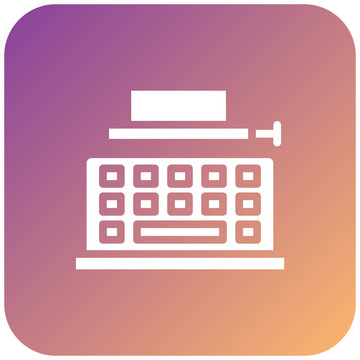 recommend clip art: Typewriter Icon Style